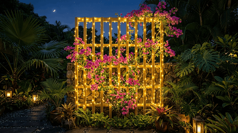 giàn hoa gỗ nhựa