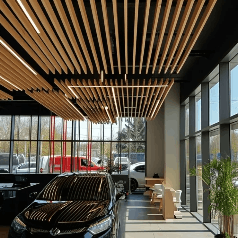 Gỗ nhựa ốp trần, tường