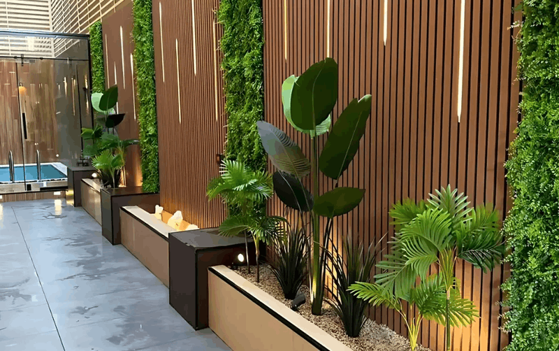 Thanh lam gỗ nhựa ngoài trời