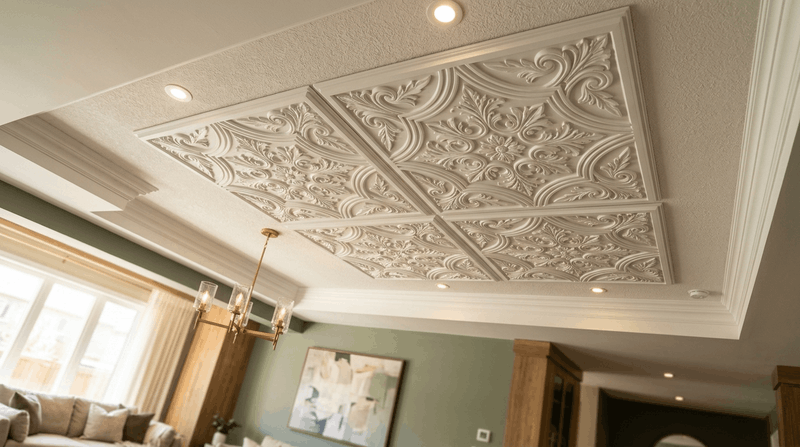 gỗ nhựa ốp trần