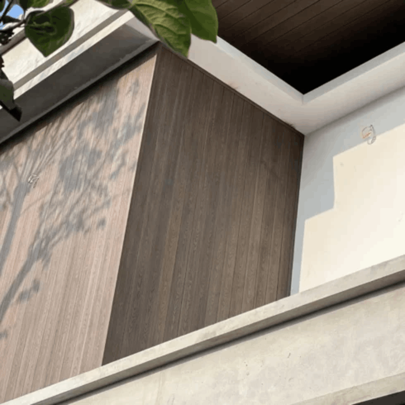 gỗ nhựa ốp tường