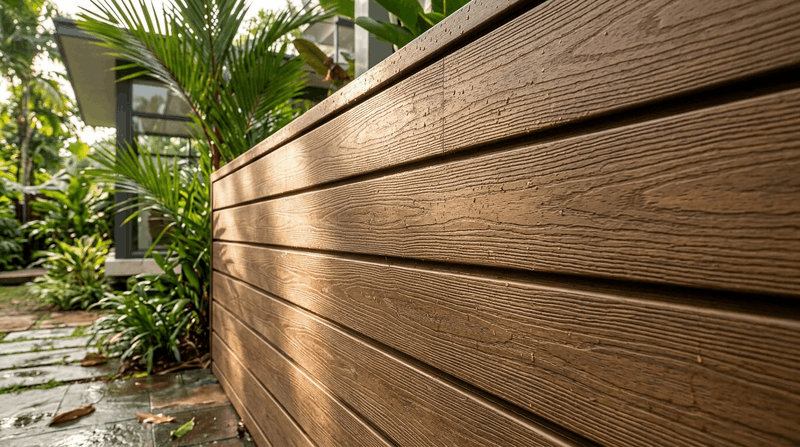 gỗ nhựa ốp tường